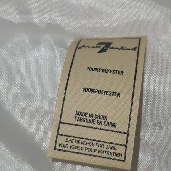 NEW 7 FOR ALL MANKIND VEST AND SHIRT - Picture 10 of 13